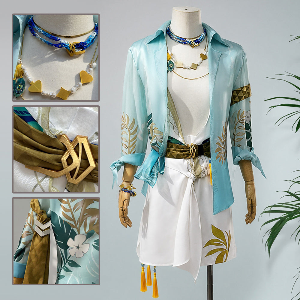 BoomCosplay【S-XXL】Game HSR Cosplay Aventurine Waveflair Costume