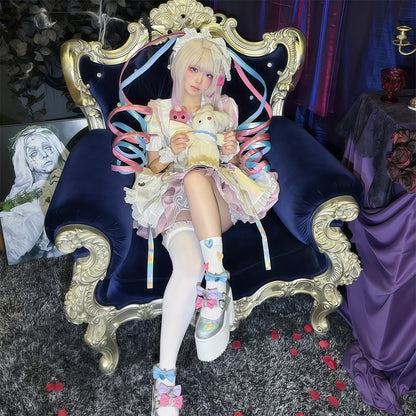 BoomCosplay【S-XXL】【In Stock】Game Streamer Girl Cosplay Magical Girl Costume