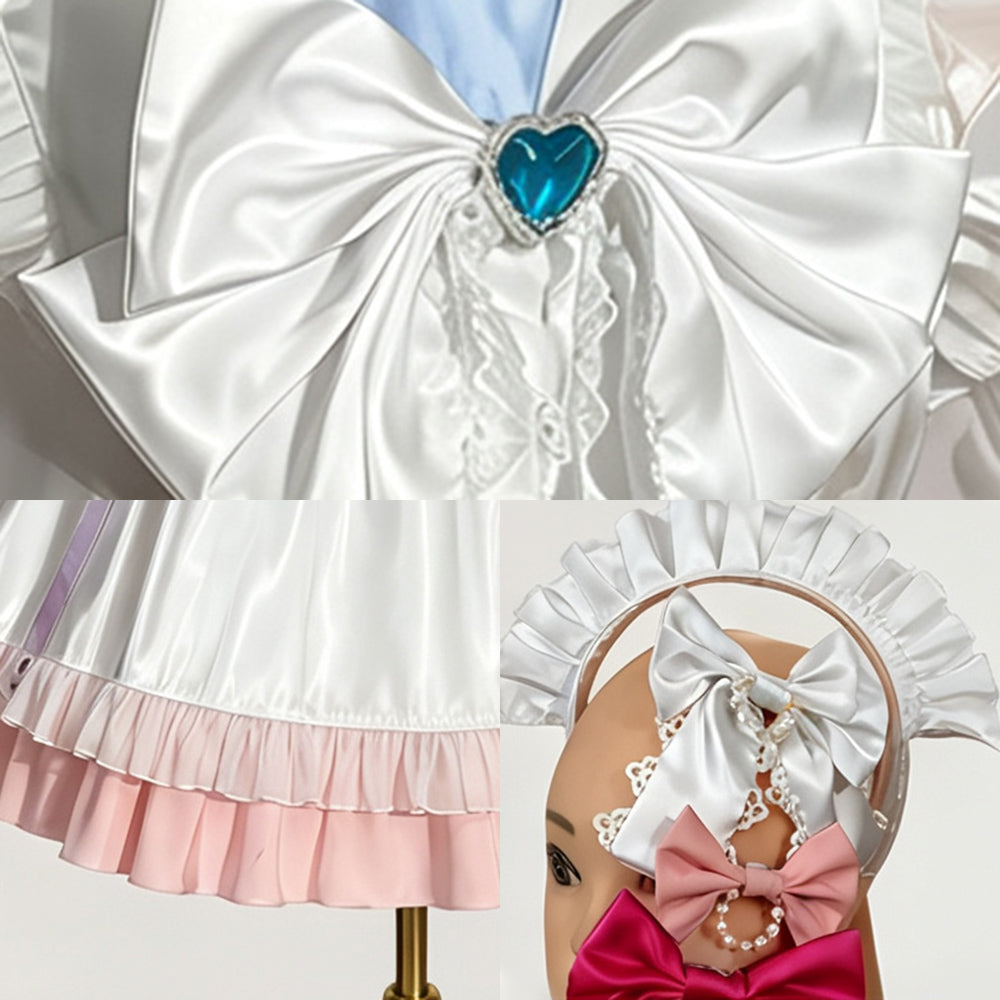 BoomCosplay【S-XXL】【In Stock】Game Streamer Girl Cosplay Magical Girl Costume