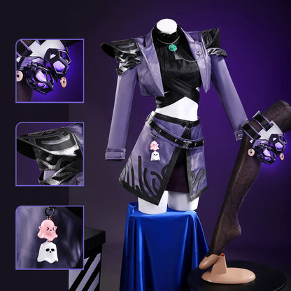 BoomCosplay Spiel Wuwa Cosplay Hiyuki Kostüm A Edition