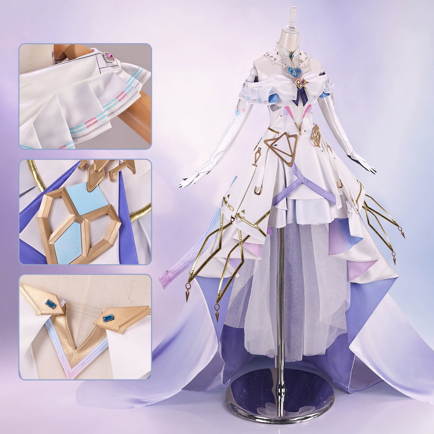 BoomCosplay【S-XXXL】Game WuWa Cosplay Aemeath World Tour ''To The New World'' Costume