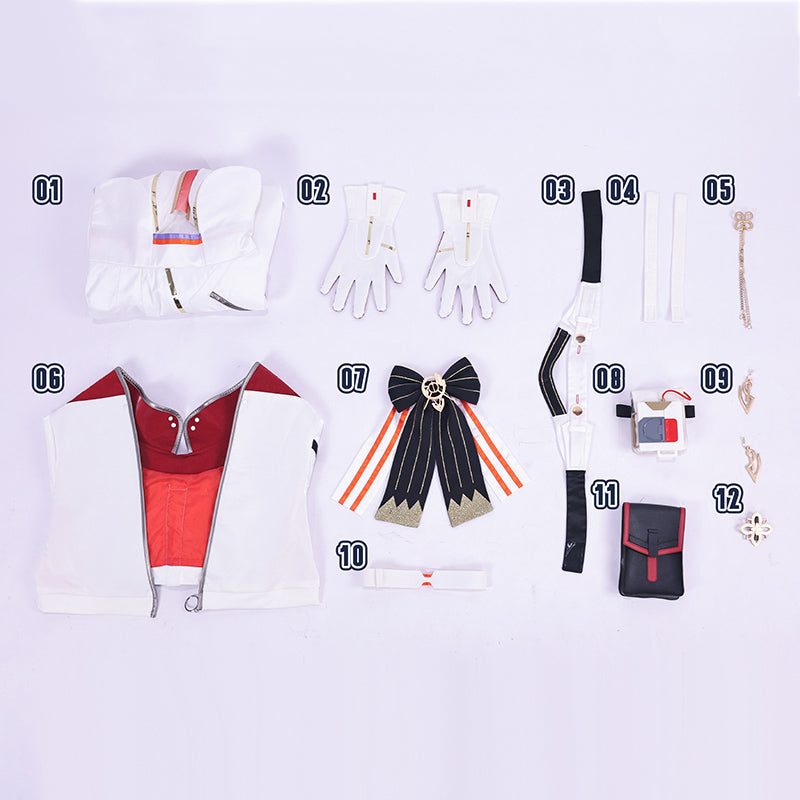 BoomCosplay【S-XXXL】Game WuWa Cosplay Chisa World Tour ''To The New World'' Costume