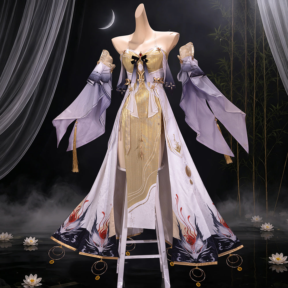 BoomCosplay【S-XXXL】Game WuWa Cosplay Hsin Second Form Costume