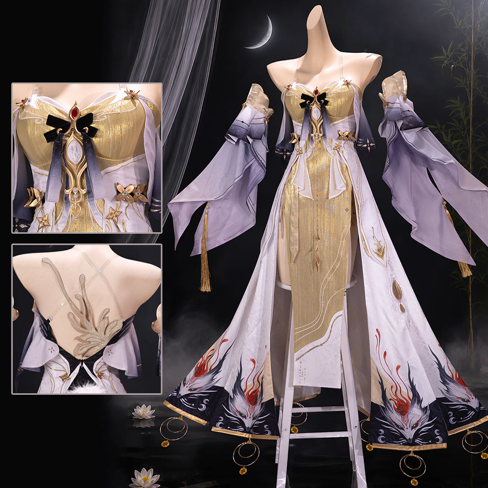 BoomCosplay【S-XXXL】Game WuWa Cosplay Hsin Second Form Costume