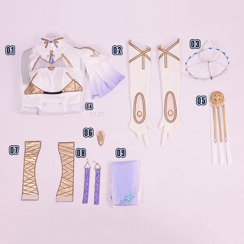 BoomCosplay【S-XXXL】Game WuWa Cosplay  Mornye World Tour ''To The New World'' Costume