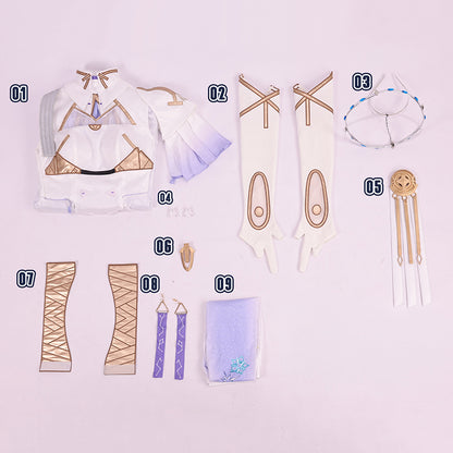 BoomCosplay【S-XXXL】Game WuWa Cosplay  Mornye World Tour ''To The New World'' Costume