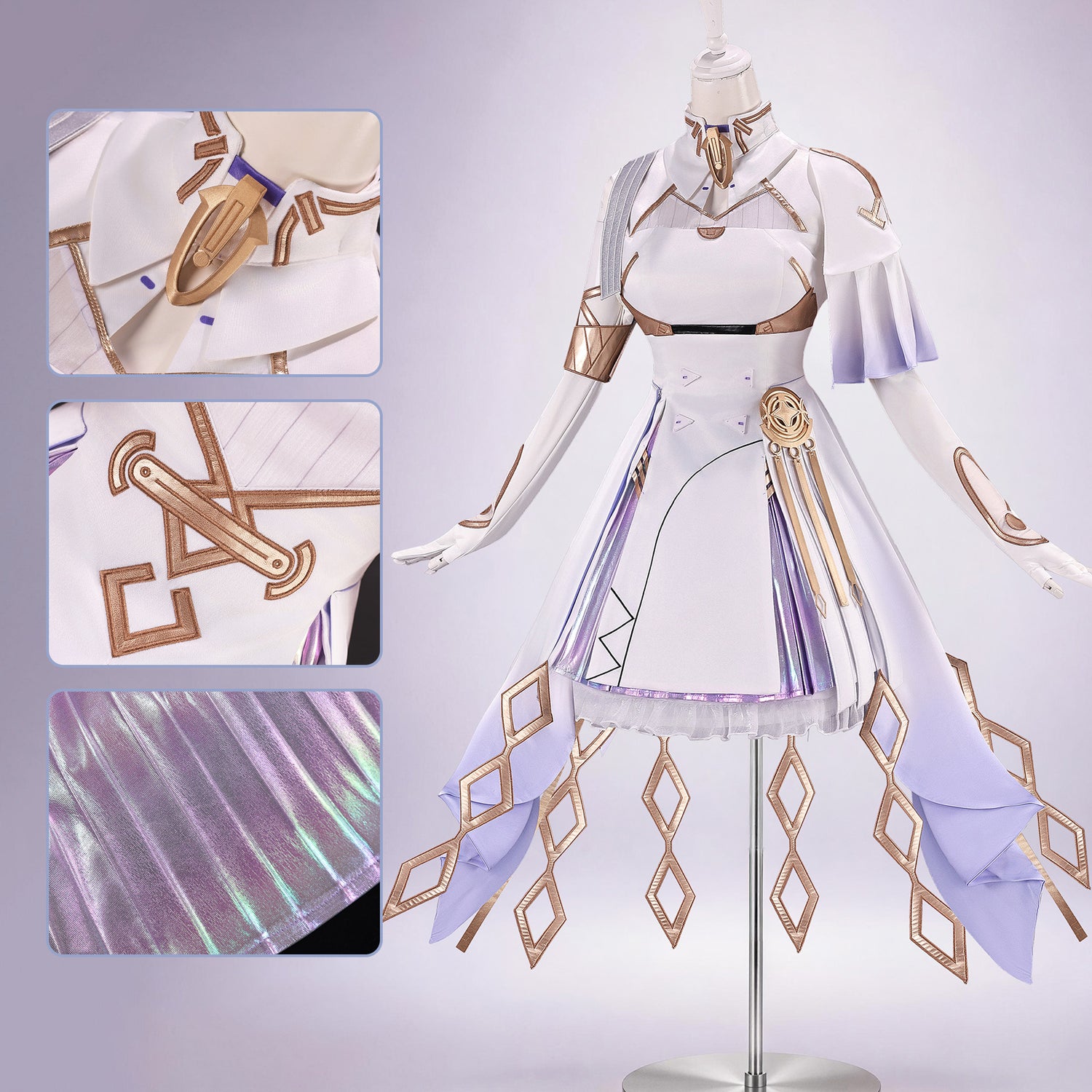 BoomCosplay【S-XXXL】Game WuWa Cosplay  Mornye World Tour ''To The New World'' Costume