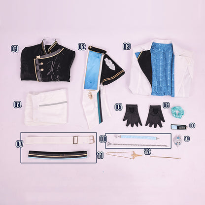 BoomCosplay【S-XXXL】Game WuWa Cosplay Qiuyuan World Tour ''To The New World'' Costume