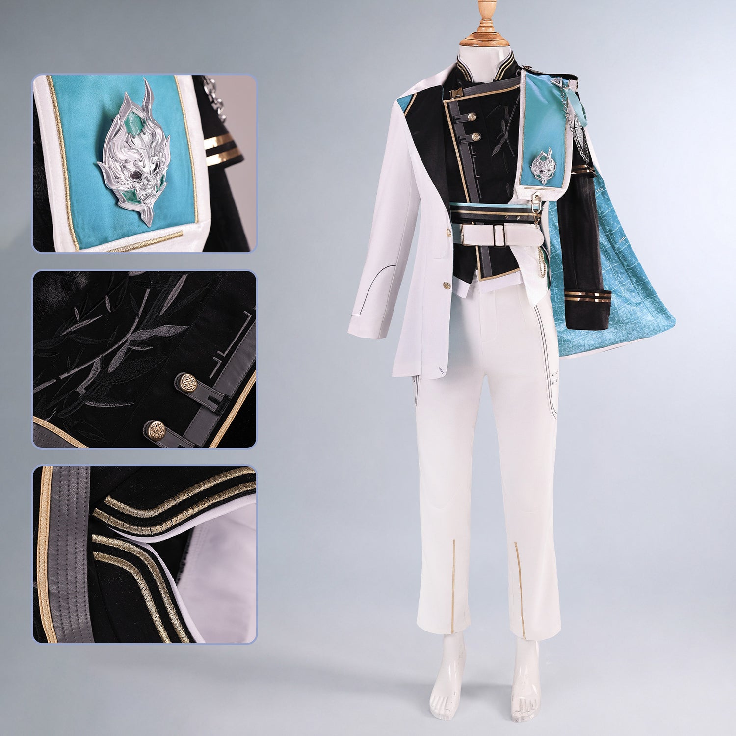 BoomCosplay【S-XXXL】Game WuWa Cosplay Qiuyuan World Tour ''To The New World'' Costume
