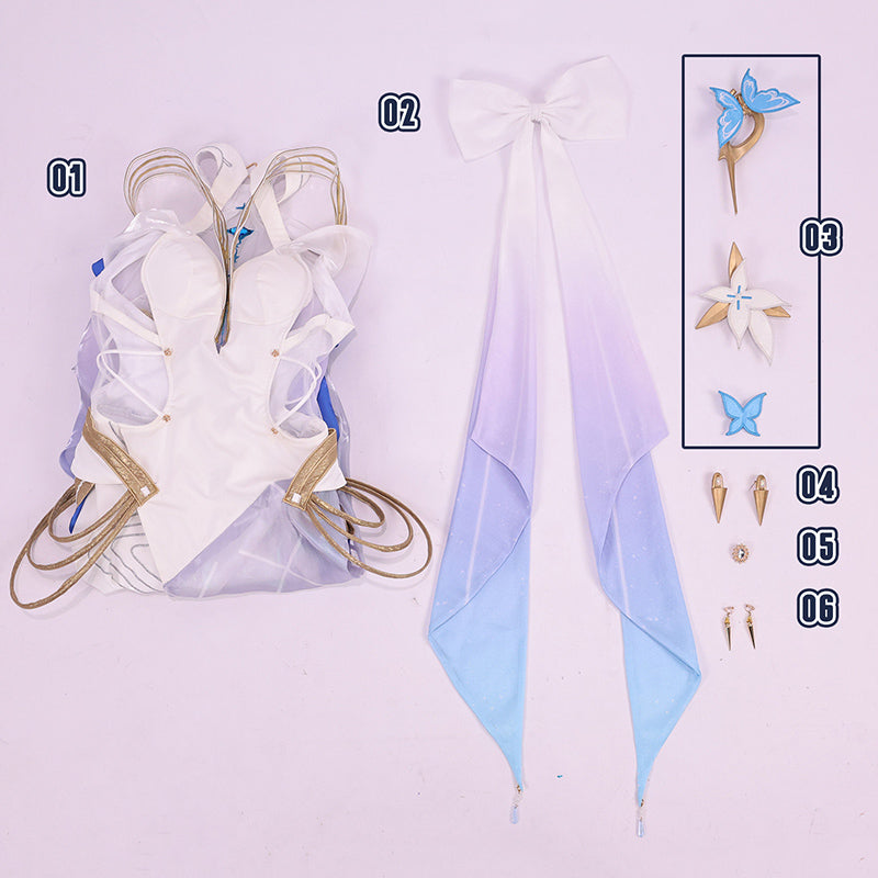 BoomCosplay【S-XXXL】Game WuWa Cosplay The Shorekeeper World Tour ''To The New World'' Costume