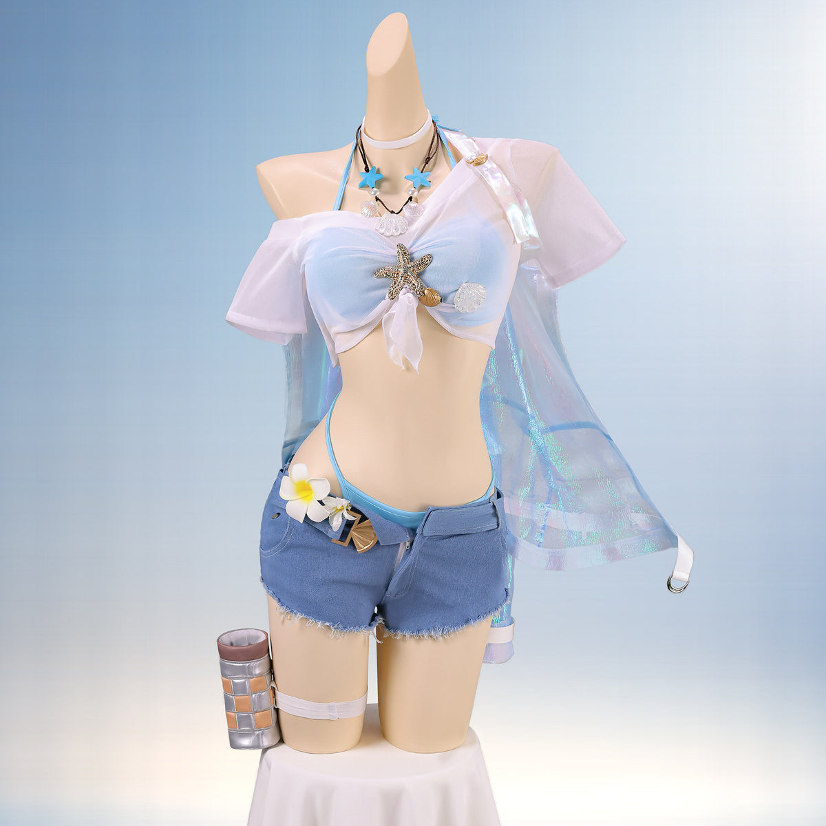 BoomCosplay【S-XXXL】Game Wuwa Cosplay Lynae Peppermint Swimsuit Costume
