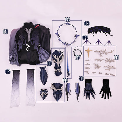 BoomCosplay【S-XXXL】Game Wuwa Cosplay Threnodian: Leviathan Costume