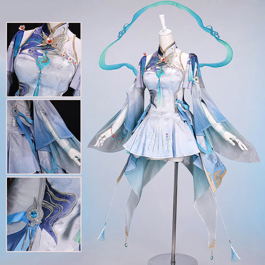 BoomCosplay【S-XXXL】Game WuWa Cosplay Qingxiao Costume