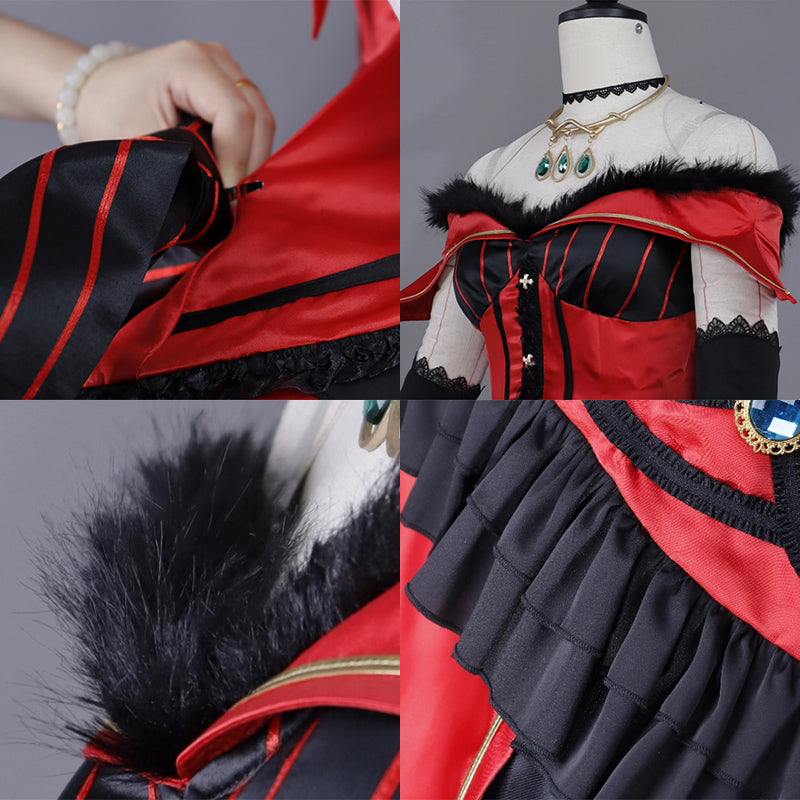 BoomCosplay【XS-XL】Anime Cosplay Bloodstained Bride Sun Princess Bloody Bride Costume