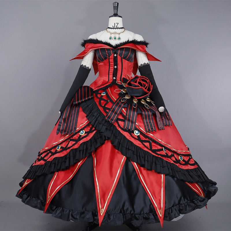 BoomCosplay【XS-XL】Anime Cosplay Bloodstained Bride Sun Princess Bloody Bride Costume