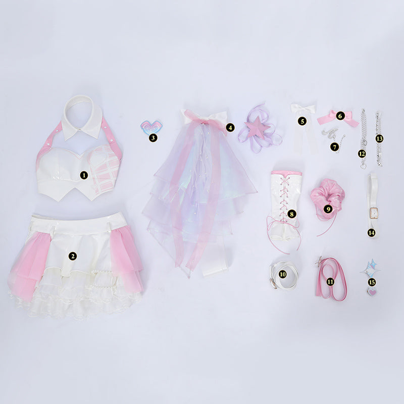 BoomCosplay【XS-XL】Game Wuwa Cosplay 2nd anniversary Korea Idol Aemeath Costume
