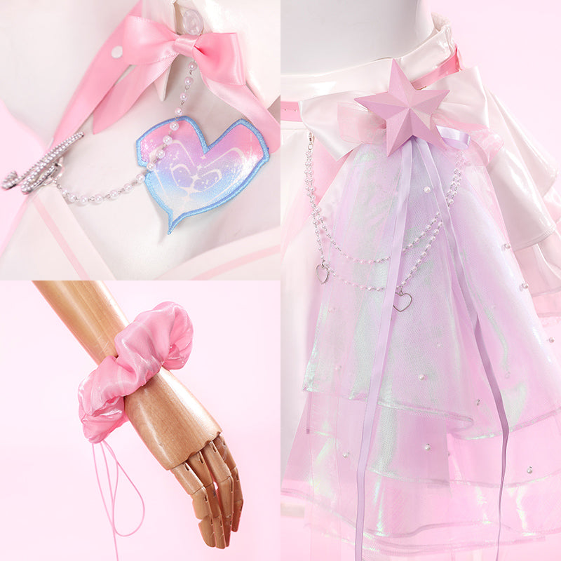 BoomCosplay【XS-XL】Game Wuwa Cosplay 2nd anniversary Korea Idol Aemeath Costume