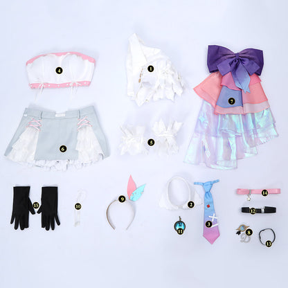 BoomCosplay【XS-XL】Game Wuwa Cosplay 2nd anniversary Korea Idol Denia Costume