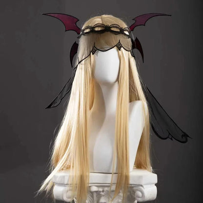 BoomCosplay【S-XL】Game Genshin Cosplay Damselette Columbina Vampire Girl Costume