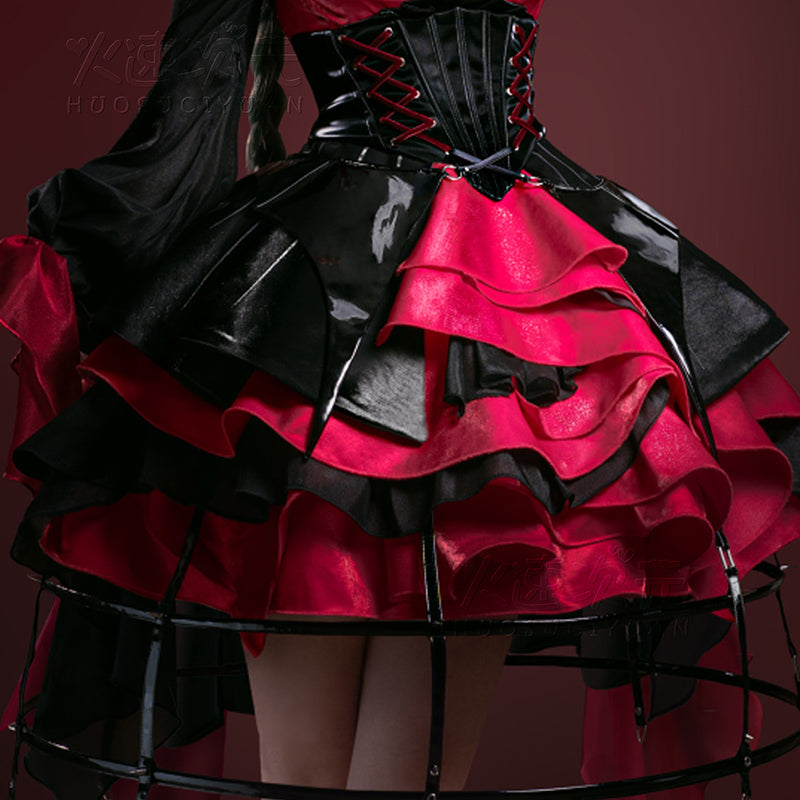 BoomCosplay【XS-XL】【In Stock】Game Wuwa Cosplay Phrolova Night Tales Dress Coatume