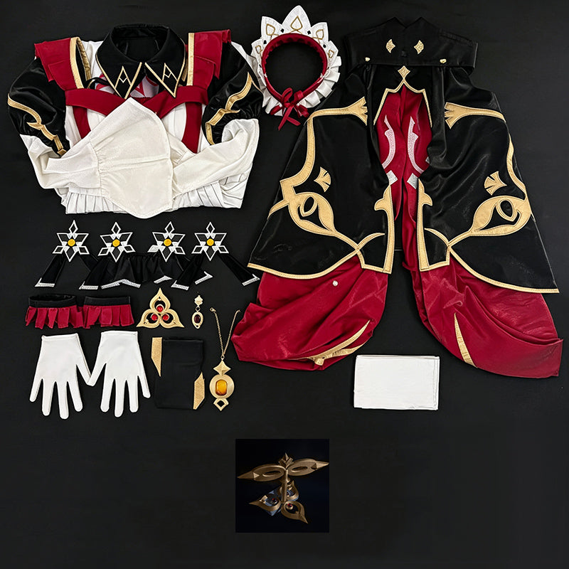 BoomCosplay【XS-XXL】Game Genshin Cosplay Marionette Sandrone Old Design Costume