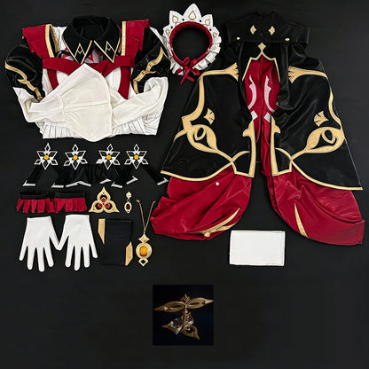BoomCosplay【XS-XXL】Game Genshin Cosplay Marionette Sandrone Old Design Costume