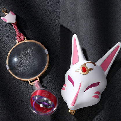BoomCosplay【XS-XXL】Game HSR Cosplay Evanescia Lunar Blossoming Costume