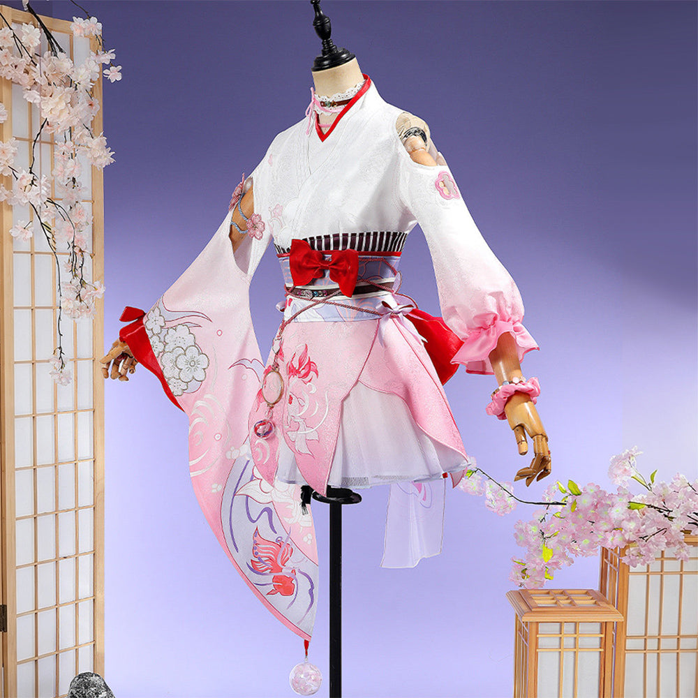BoomCosplay【XS-XXL】Game HSR Cosplay Evanescia Lunar Blossoming Costume