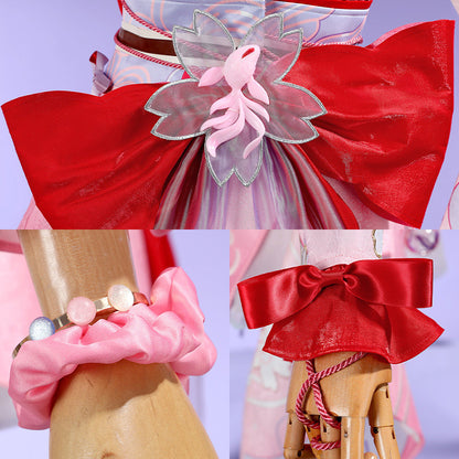 BoomCosplay【XS-XXL】Game HSR Cosplay Evanescia Lunar Blossoming Costume