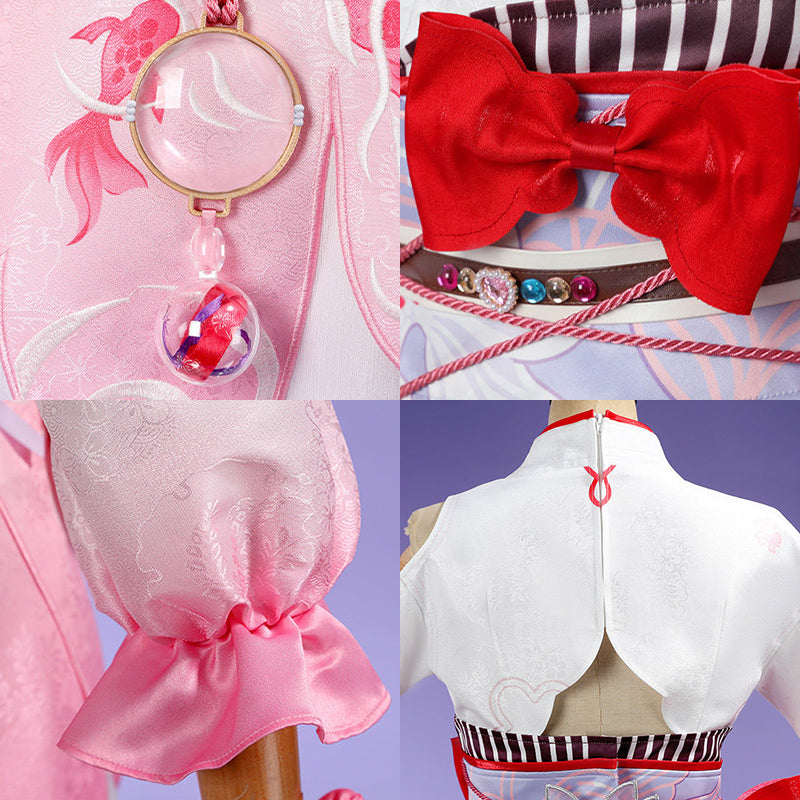BoomCosplay【XS-XXL】Game HSR Cosplay Evanescia Lunar Blossoming Costume