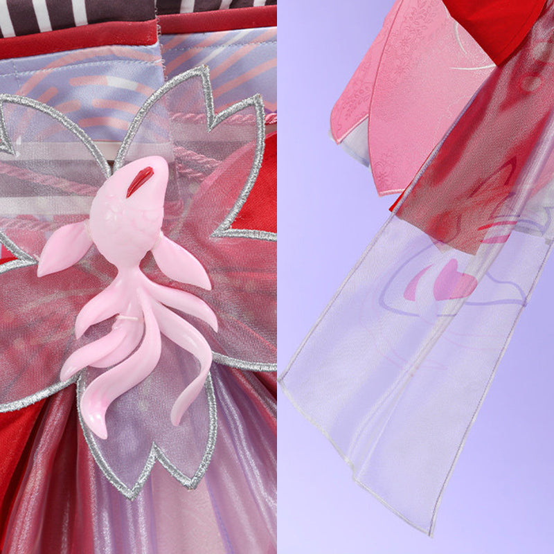 BoomCosplay【XS-XXL】Game HSR Cosplay Evanescia Lunar Blossoming Costume