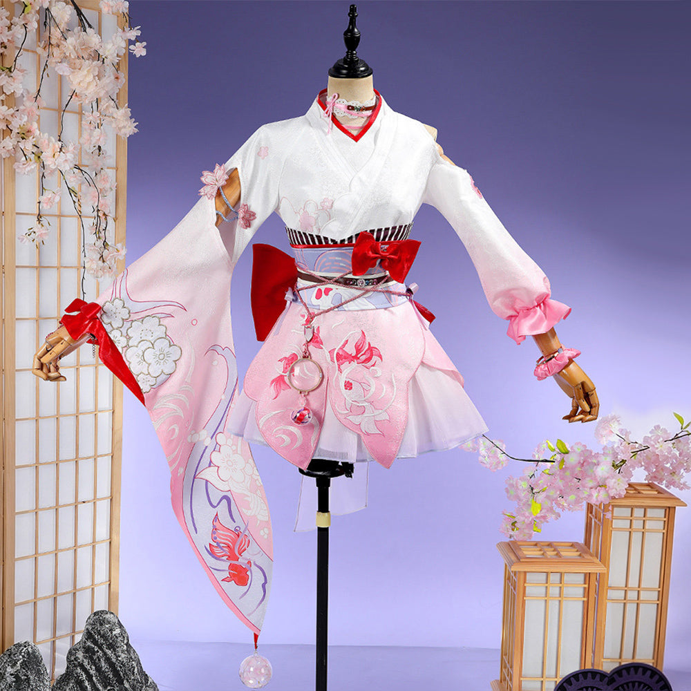 BoomCosplay【XS-XXL】Game HSR Cosplay Evanescia Lunar Blossoming Costume