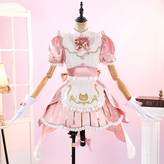 BoomCosplay【XS-XXL】Game Cosplay Nyan Café Nyan Cafe Costume