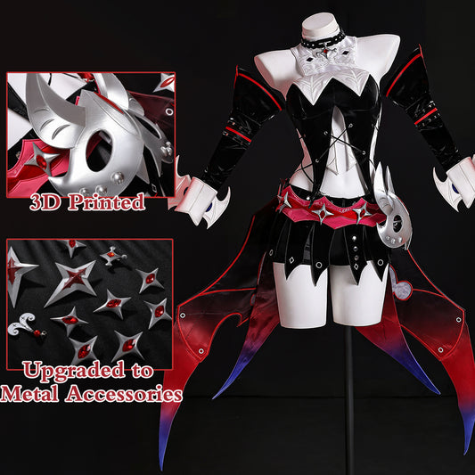 BoomCosplay【XS-XXL】Game ZZZ Cosplay Claret Flint Costume