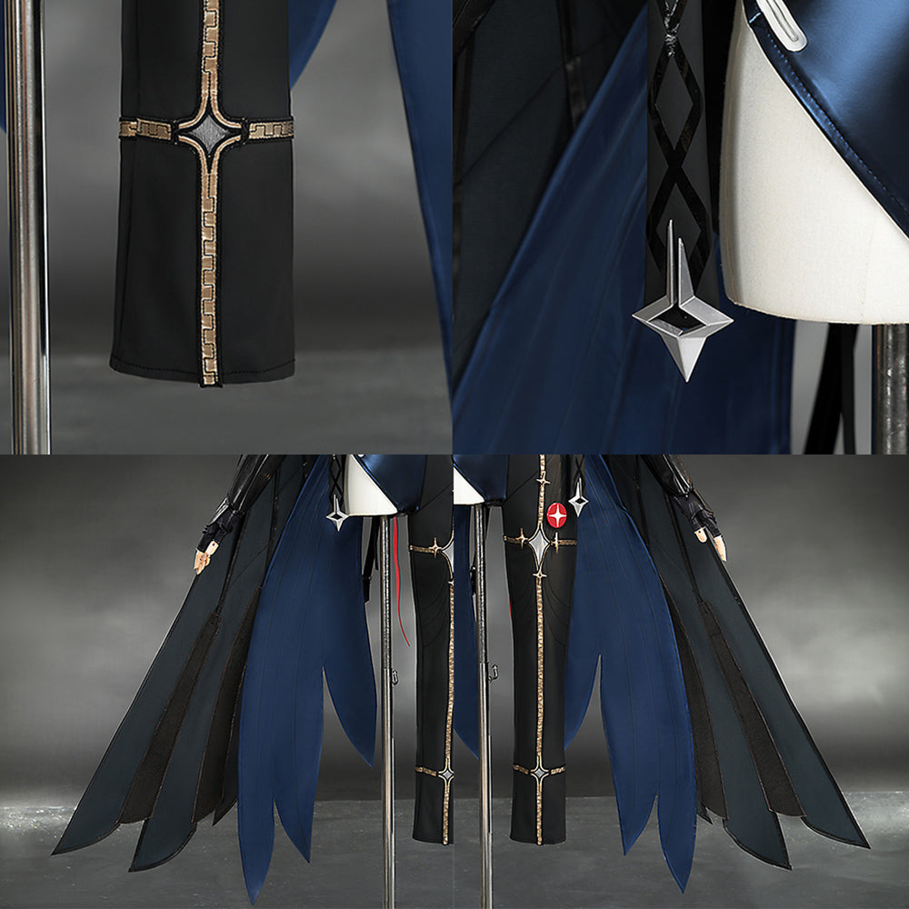 BoomCosplay【XS-XXL】Game ZZZ Cosplay Eldreda Sunbringer Costume - Horn select