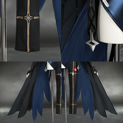 BoomCosplay【XS-XXL】Game ZZZ Cosplay Eldreda Sunbringer Costume - Horn select