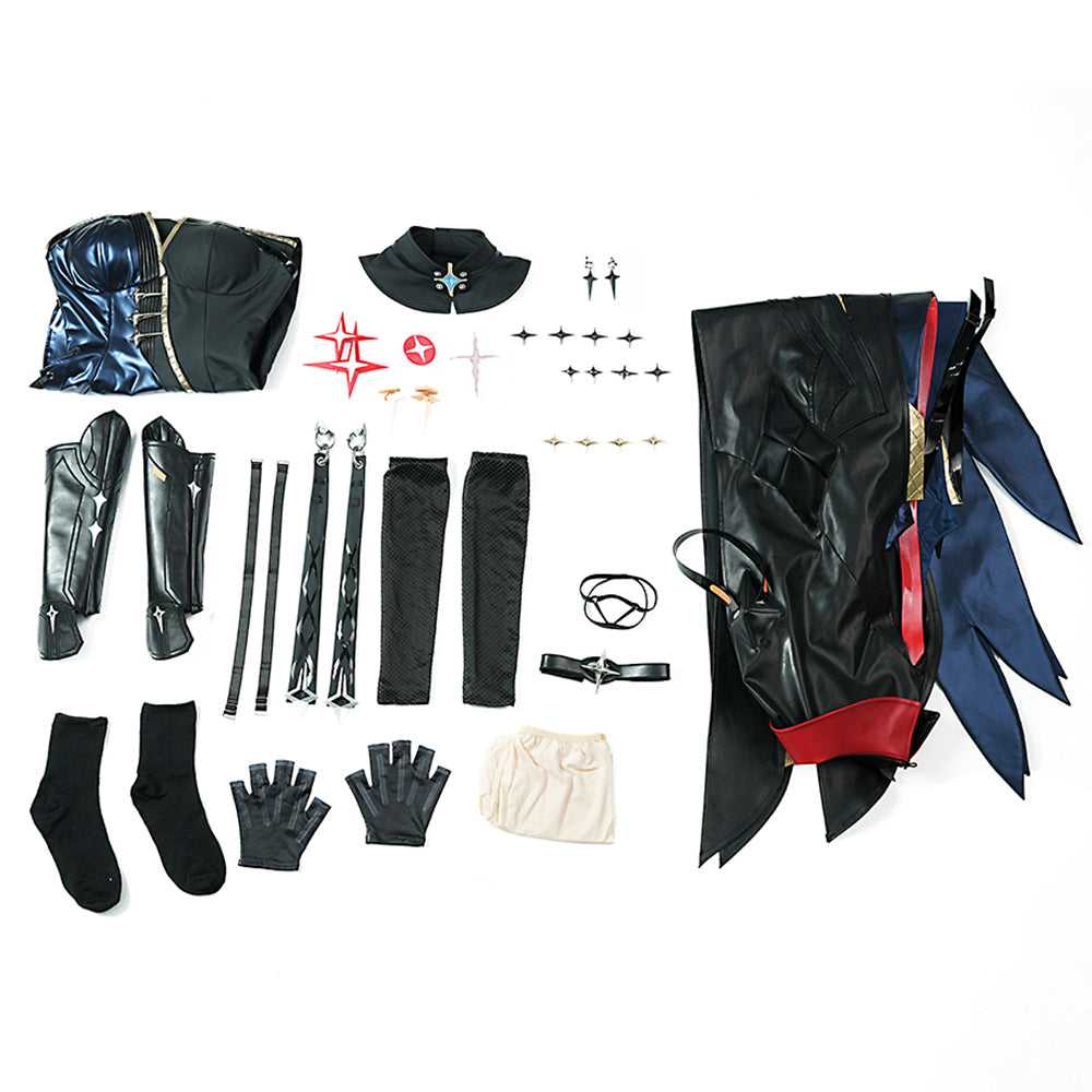 BoomCosplay【XS-XXL】Game ZZZ Cosplay Eldreda Sunbringer Costume - Horn select