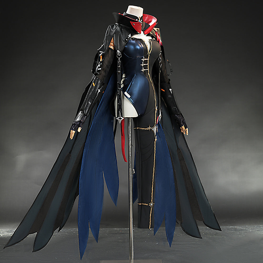 BoomCosplay【XS-XXL】Game ZZZ Cosplay Eldreda Sunbringer Costume - Horn select