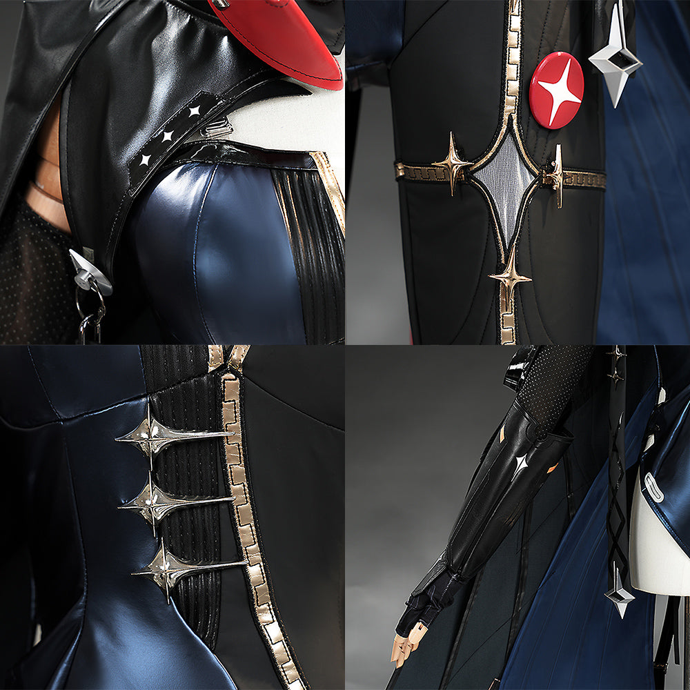 BoomCosplay【XS-XXL】Game ZZZ Cosplay Eldreda Sunbringer Costume - Horn select
