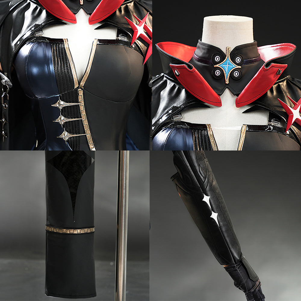 BoomCosplay【XS-XXL】Game ZZZ Cosplay Eldreda Sunbringer Costume - Horn select