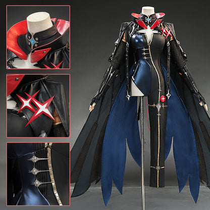 BoomCosplay【XS-XXL】Game ZZZ Cosplay Eldreda Sunbringer Costume - Horn select