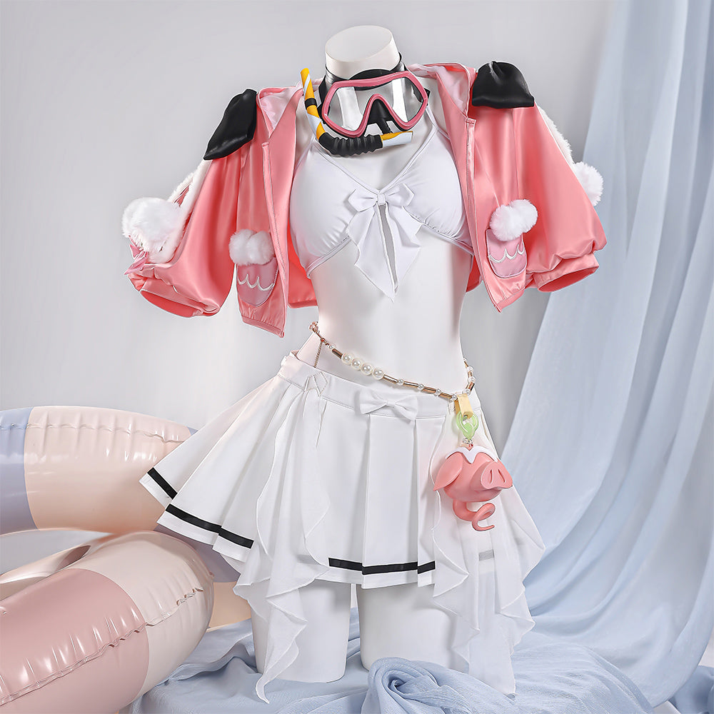 BoomCosplay【XS-XXL】Game ZZZ Cosplay Luciana de Montefio Princess on Holiday Costume