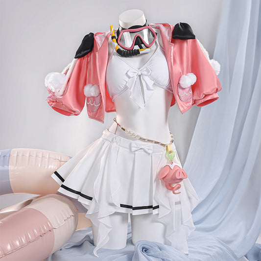 BoomCosplay【XS-XXL】Game ZZZ Cosplay Luciana de Montefio Princess on Holiday Costume
