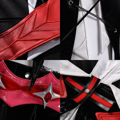 BoomCosplay【XS-XXL】Game ZZZ Cosplay Claret Flint Costume