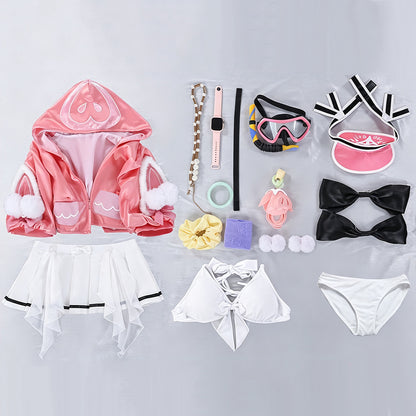 BoomCosplay【XS-XXL】Game ZZZ Cosplay Luciana de Montefio Princess on Holiday Costume