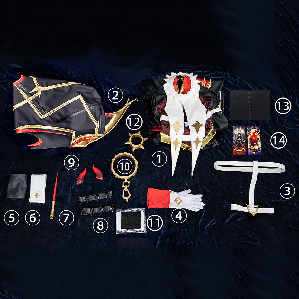 BoomCosplay【XS-XXXL】 Game Cosplay High Priestess Costume