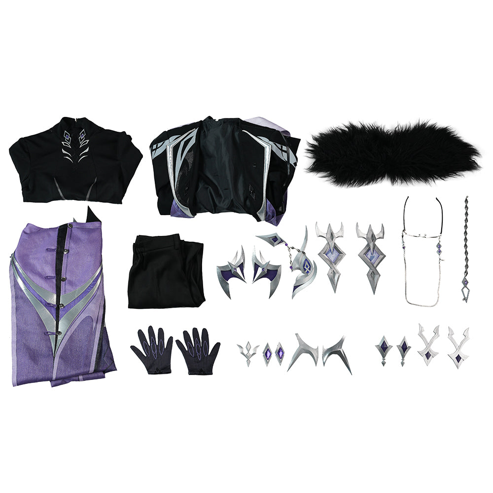 BoomCosplay【XS-XXL】Game Genshin Cosplay Rich Man Pantalone Costume