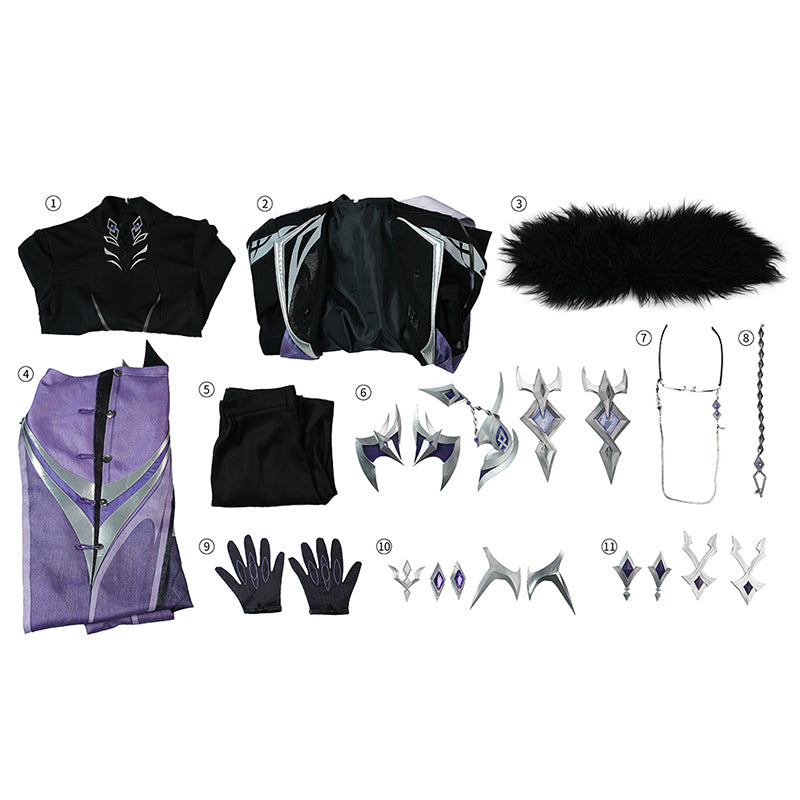 BoomCosplay【XS-XXXL】Game Genshin Cosplay Rich Man Pantalone Costume