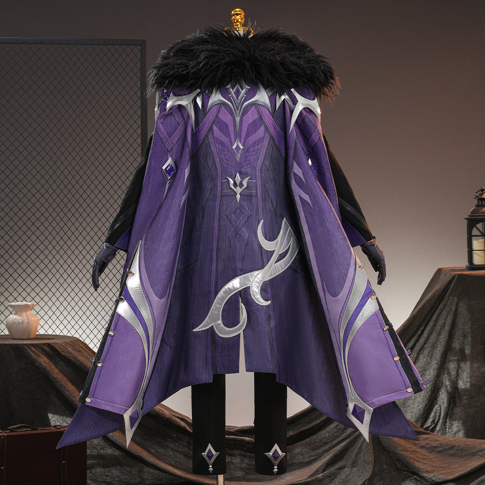 BoomCosplay【XS-XXL】Game Genshin Cosplay Rich Man Pantalone Costume