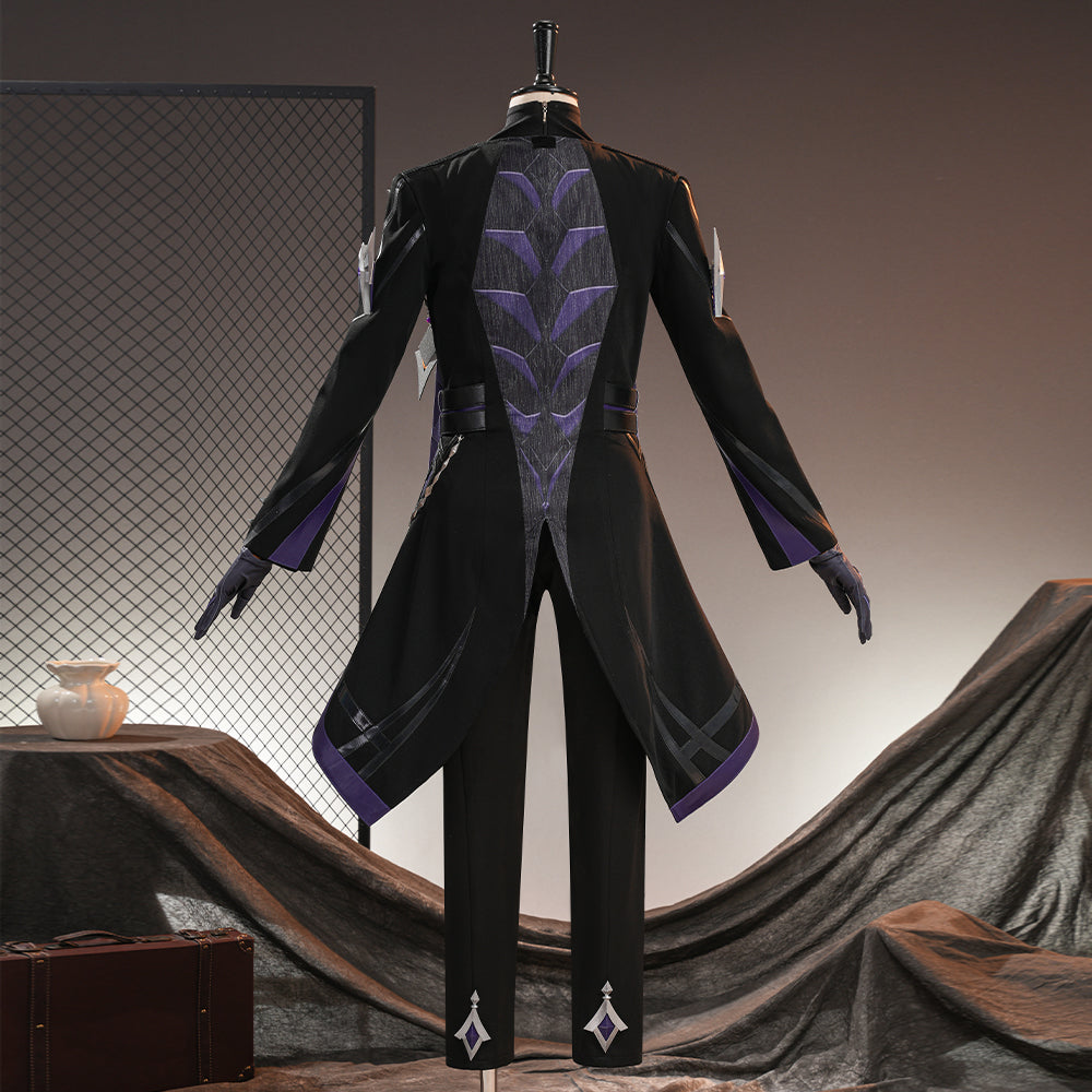 BoomCosplay【XS-XXL】Game Genshin Cosplay Rich Man Pantalone Costume